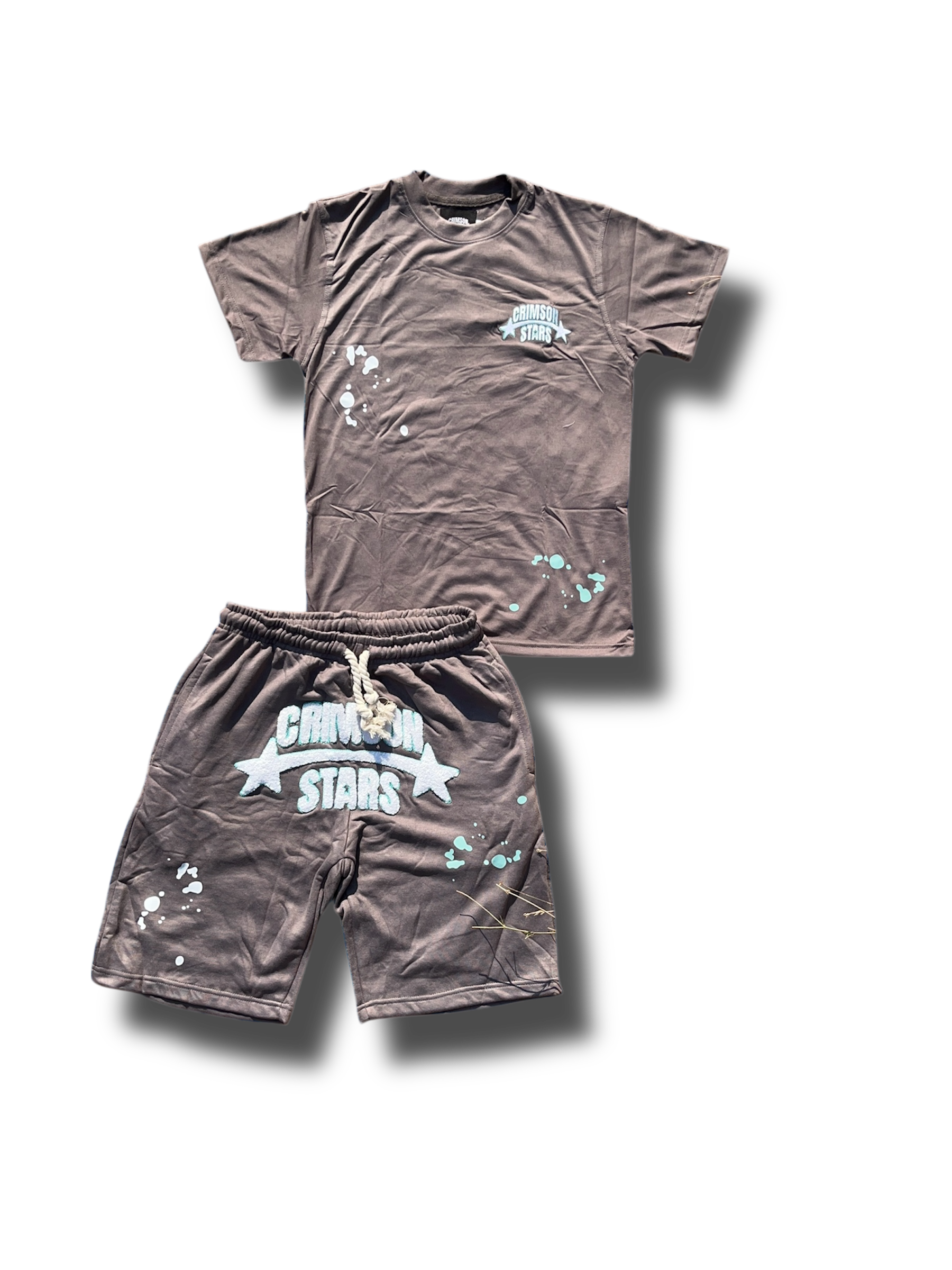 FROST GREY SHORT SET - Crimson Stars