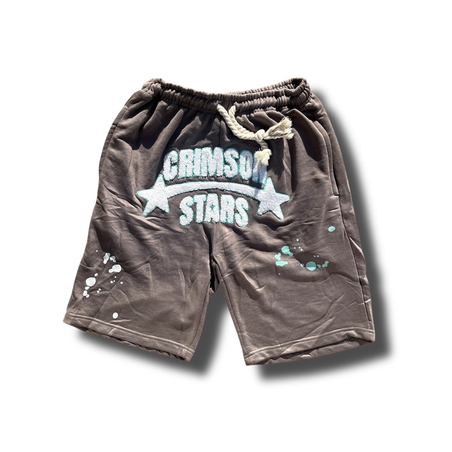 FROST GREY SHORTS - Crimson Stars