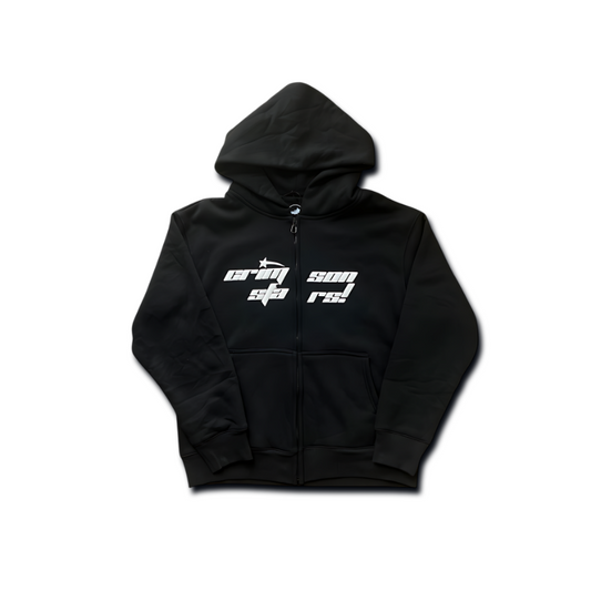 JET BLACK ZIP - Crimson Stars