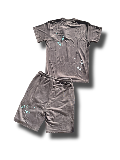 FROST GREY SHORT SET - Crimson Stars