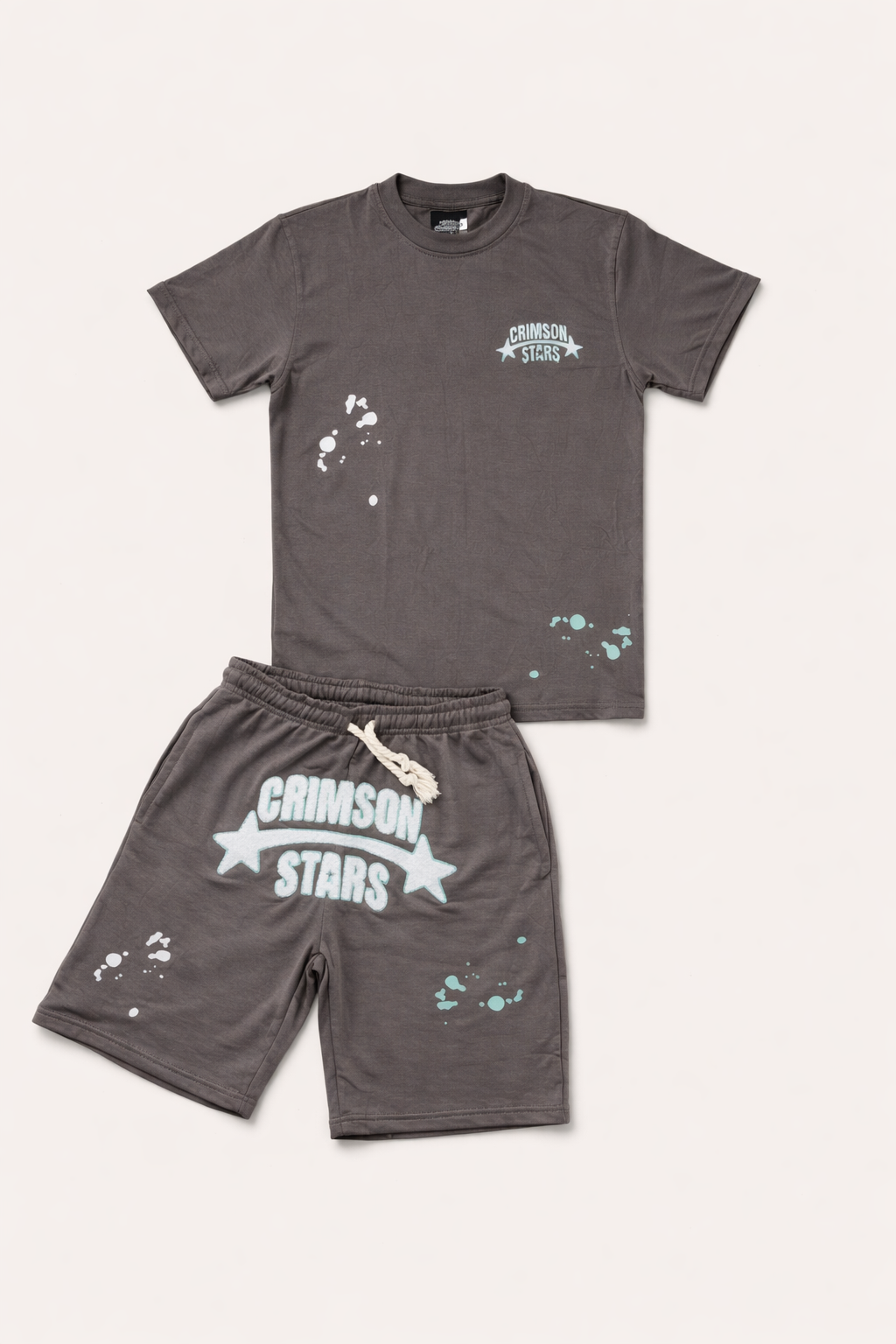 FROST GREY SHORT SET - Crimson Stars