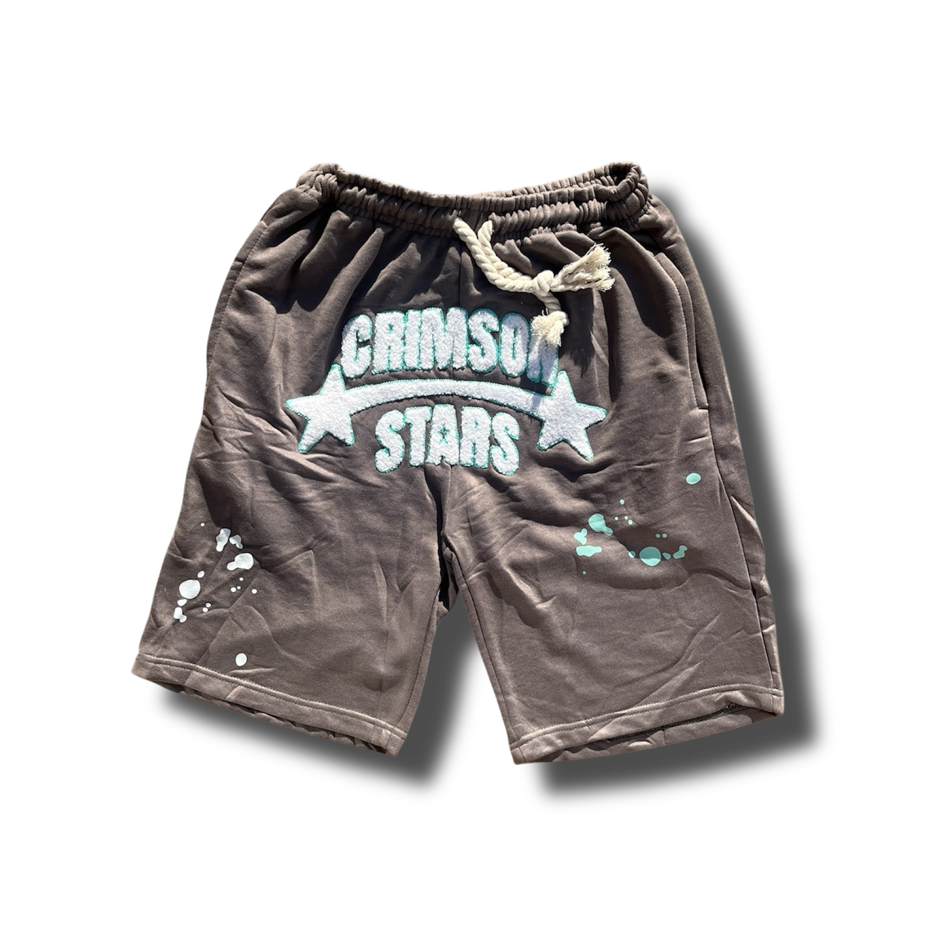 FROST GREY SHORTS - Crimson Stars